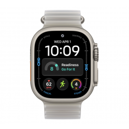 Apple Watch Ultra 4 GPS+Cellular, 49 мм, Natural Titanium, Ocean Band (TransluGray)